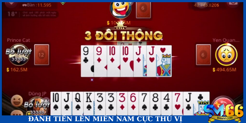 Đánh Tiến lên miền Nam cực thú vị