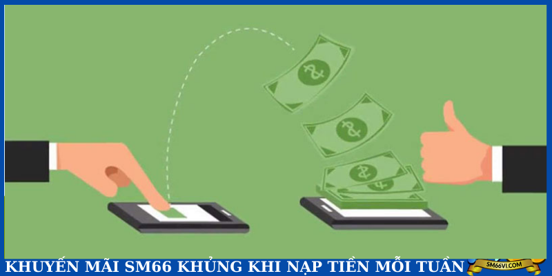 Khuyến mãi SM66 khủng khi nạp tiền mỗi tuần
