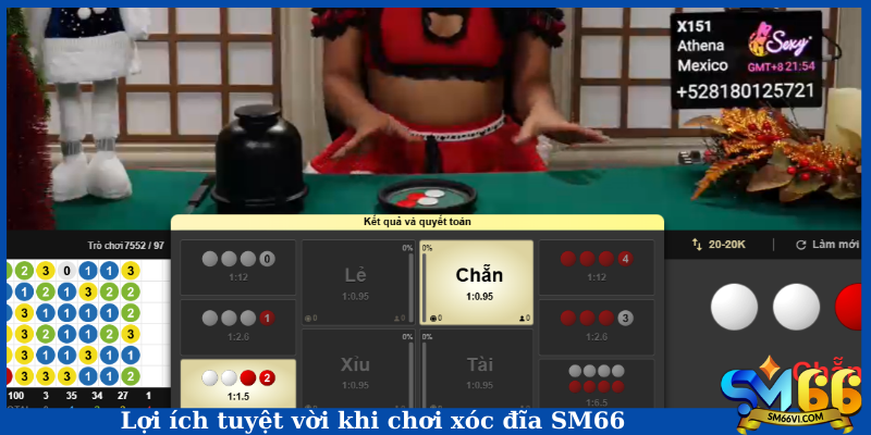 Lợi ích tuyệt vời khi chơi xóc đĩa SM66